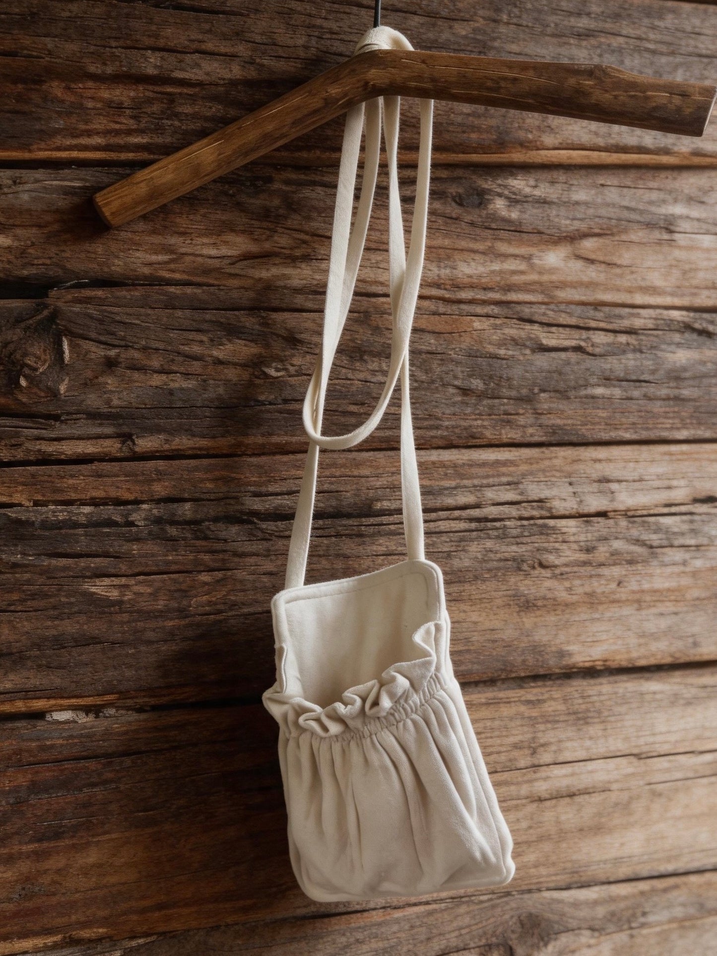 Silk Accordion Pouch - 100%Silk Noil