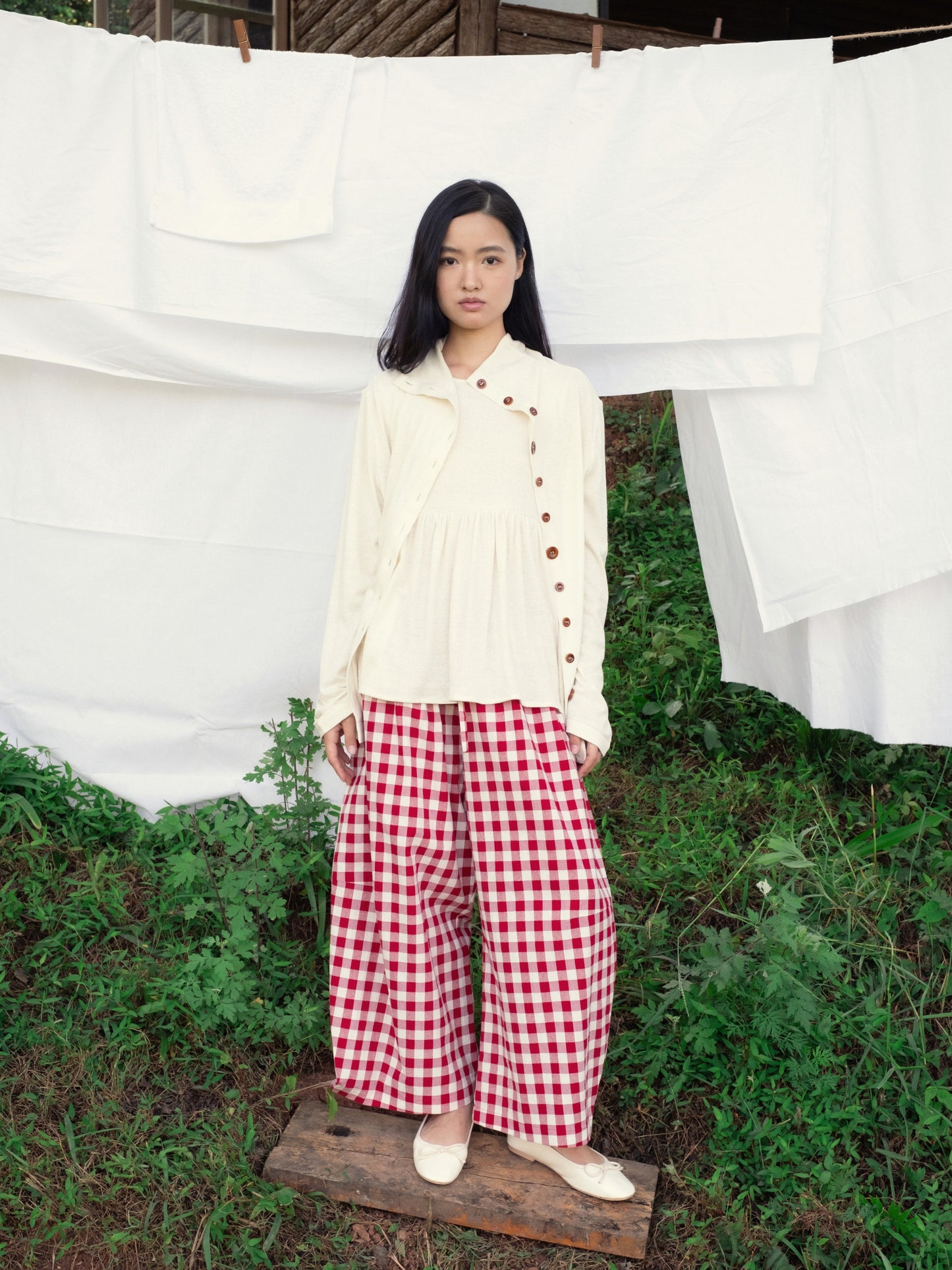 Kernel Cardigan - 100% Silk Noil - Natural White