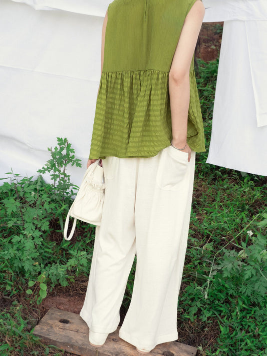 Elin Pants - 100%Silk Noil