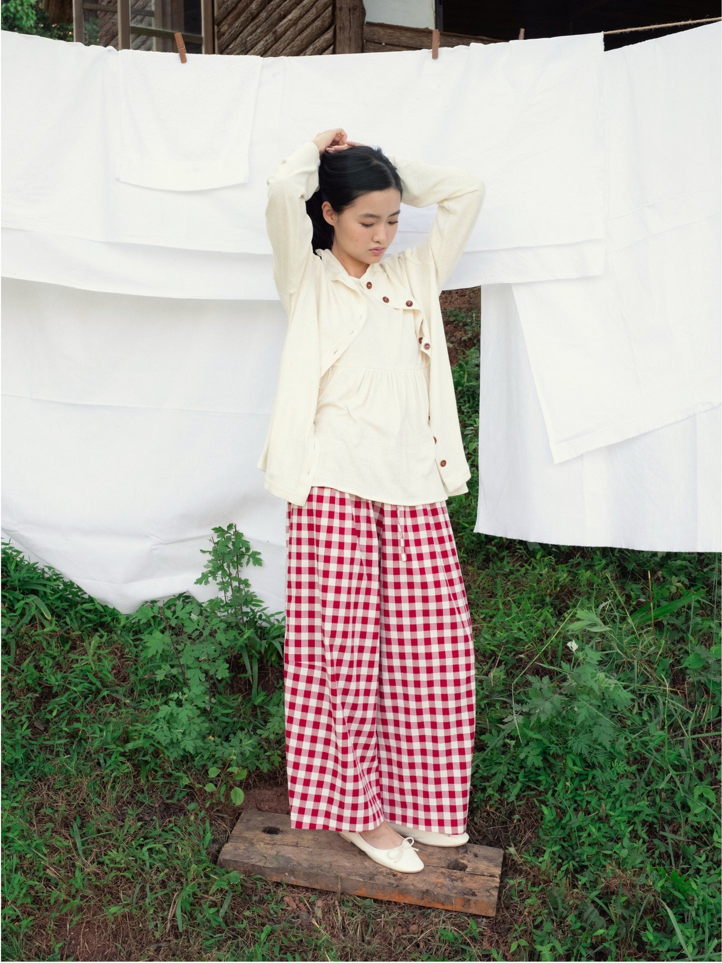 Kernel Cardigan - 100% Silk Noil - Natural White