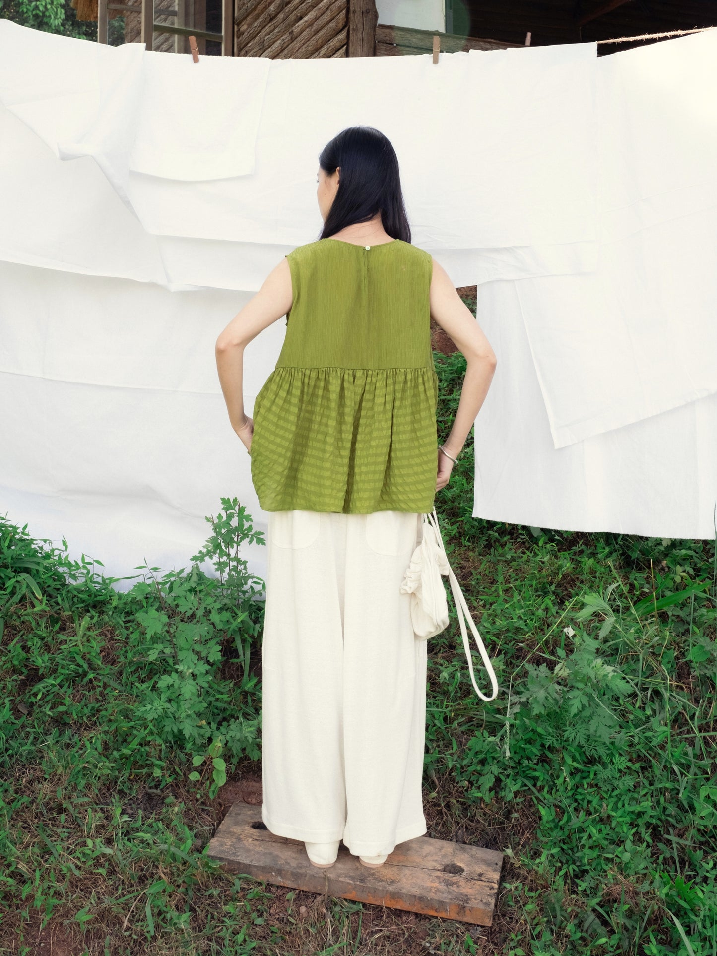 Elin Pants - 100%Silk Noil