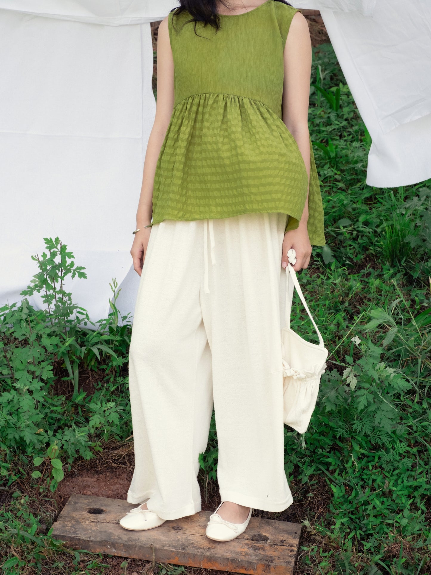 Elin Pants - 100%Silk Noil