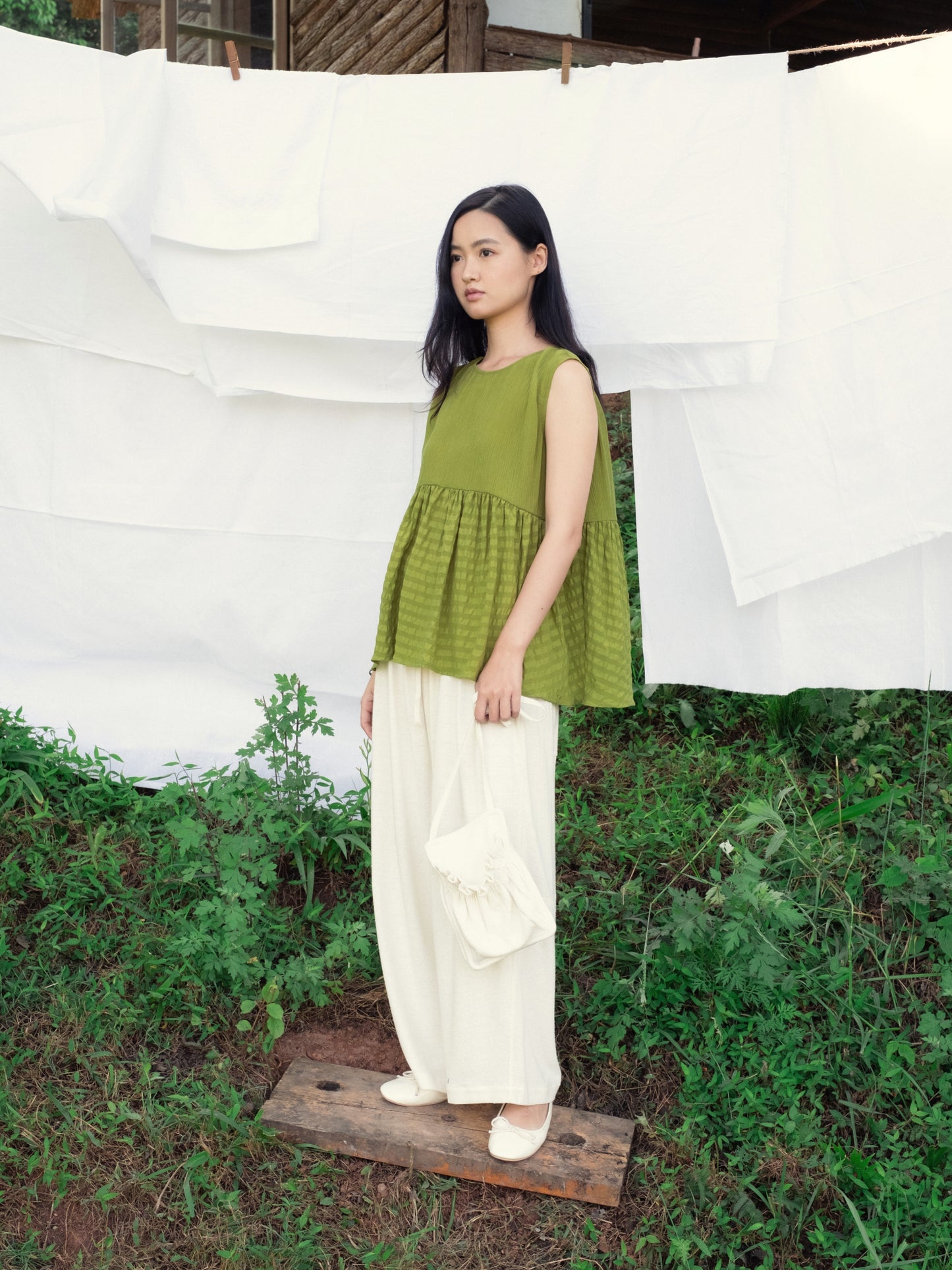 Elin Pants - 100%Silk Noil