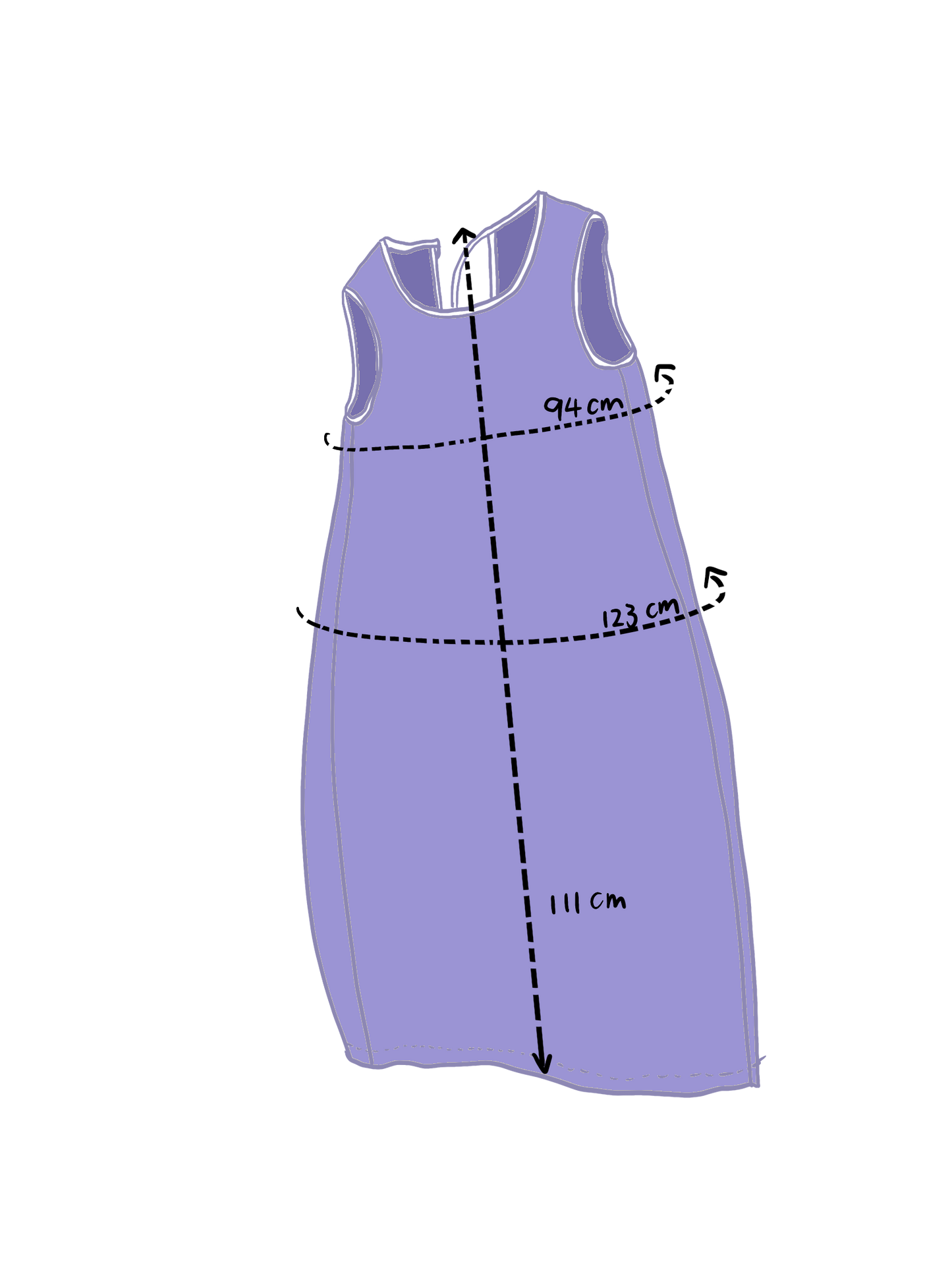 SLEEVELESS OPEN-BACK PAPILLON-PRINT DRESS - recycled polyester