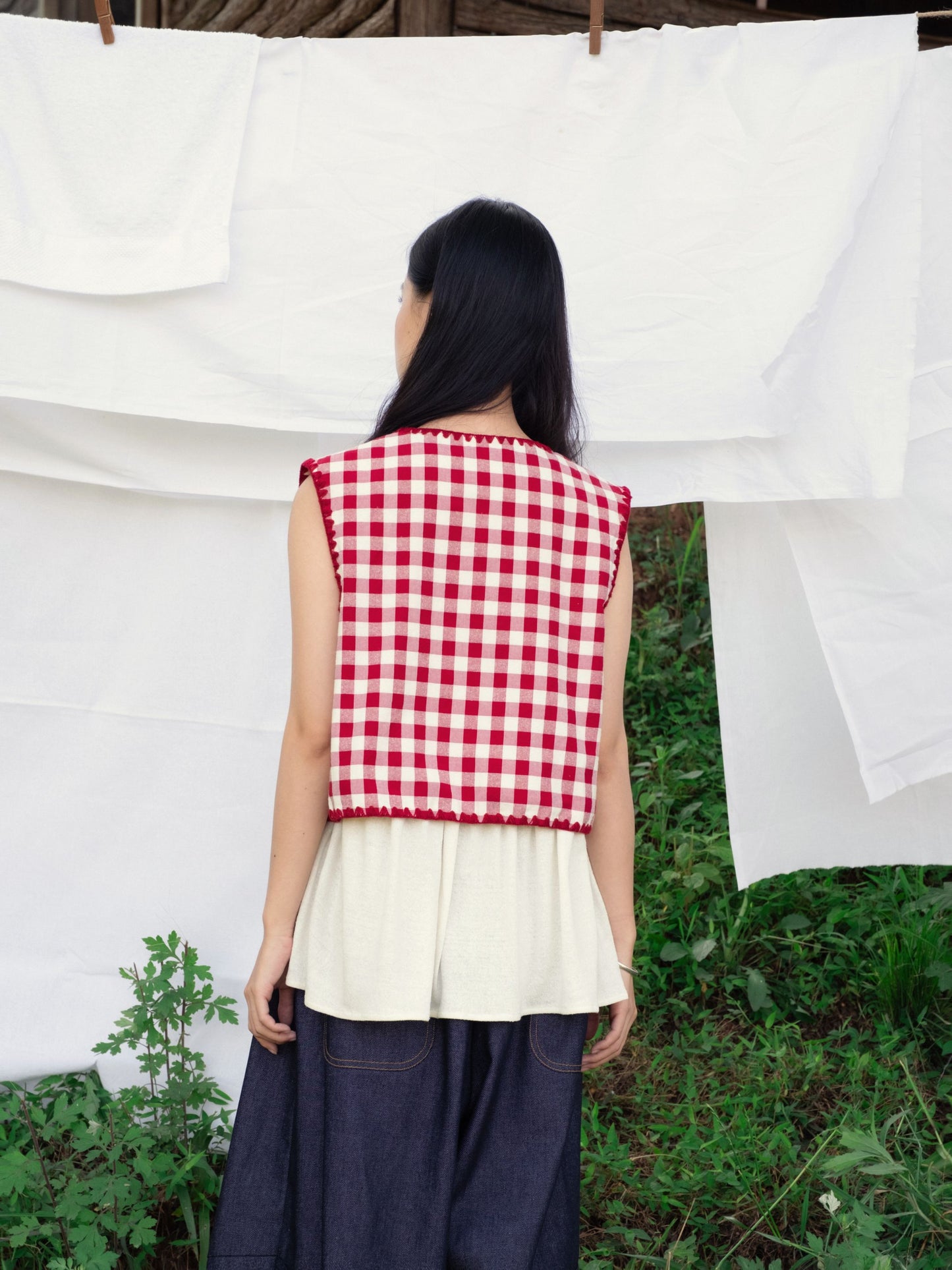 Gable Vest - Cotton&Silk