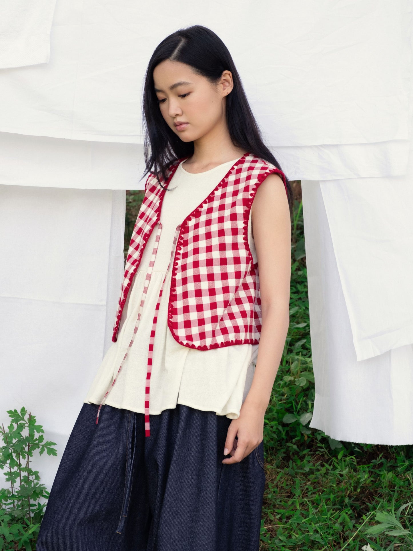 Gable Vest - Cotton&Silk